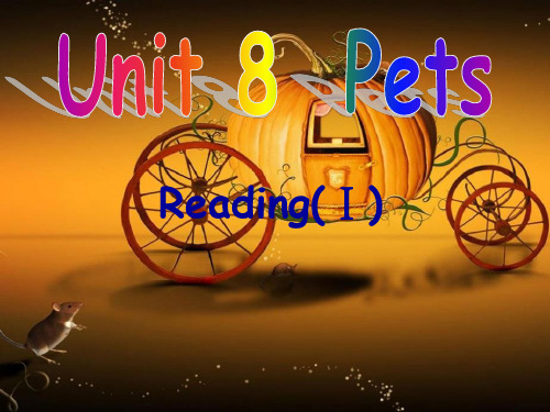 牛津译林初中英语七年级下 Unit 8 Pets Reading 1课件 