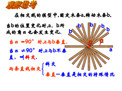 新沪科版七年级数学下册《10章 相交线、平行线与平移  10.1 相交线  垂线及其性质、画法》课件_9