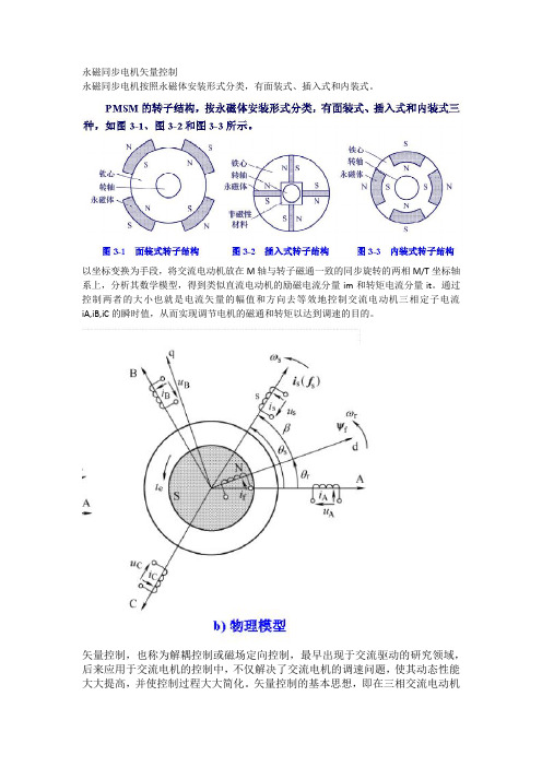 永磁同步电机矢量控制