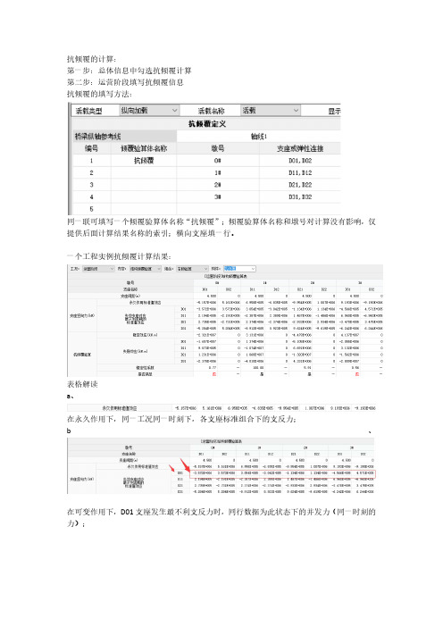 桥梁博士抗倾覆计算