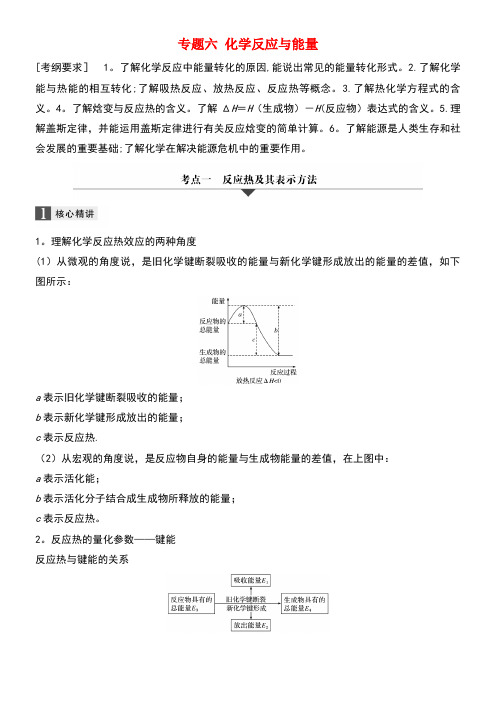 高考化学二轮复习专题六化学反应与能量(new)