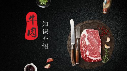 牛肉知识介绍PPT模板