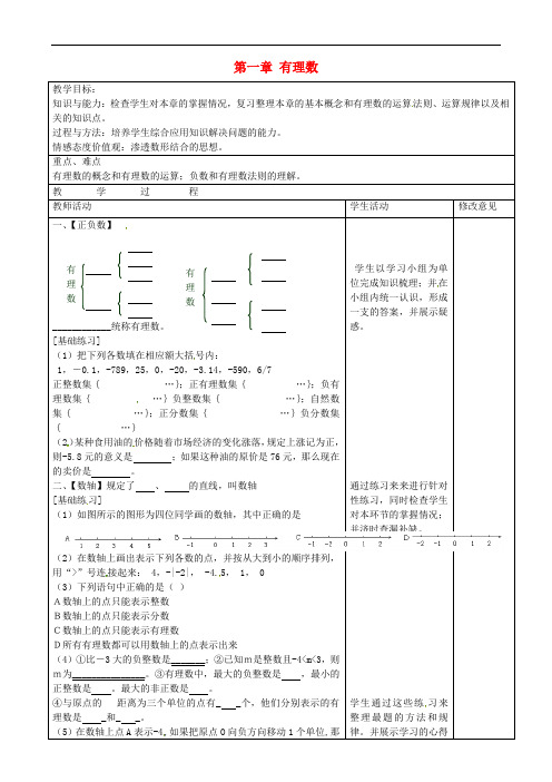 人教初中数学七上《1.0第1章 有理数》word教案 (3)