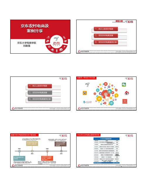 京东农村电商及案例分享