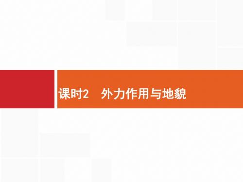 2018届浙江高考地理(选考1)2.2.2 外力作用与地貌