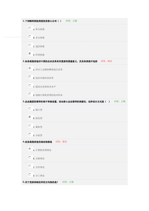 I09  现代企业组织设计(MBA全景教程之九) 