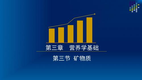 矿物质1、三级公共营养师基础