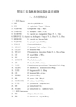 黑龙江省省森林植物园露地栽培植物