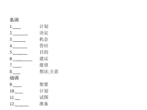 中考英语写作复习课件：计划与安排(精选中考真题,很有价值!)(共30张PPT)