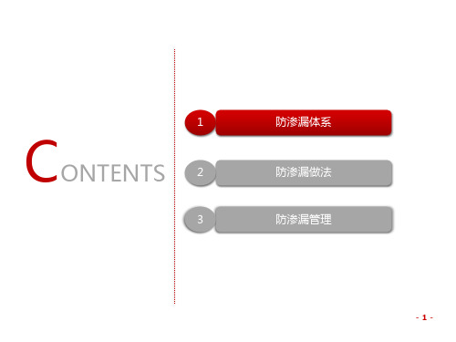 防渗漏做法及管控措施