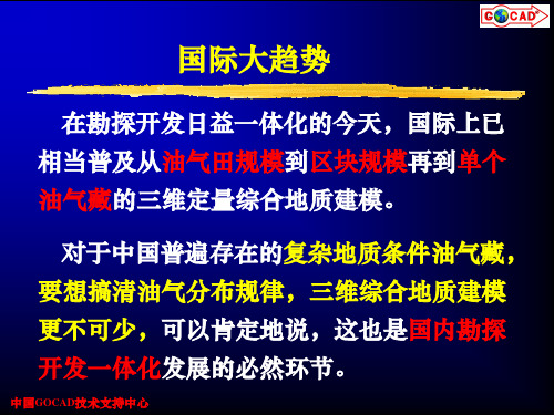 油藏三维综合地质建模技术