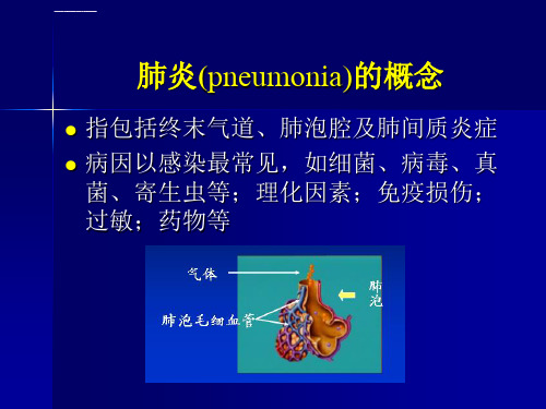 社区获得性肺炎ppt解析课件