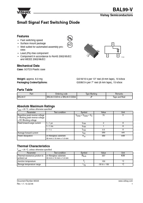 BAL99-V-GS08中文资料