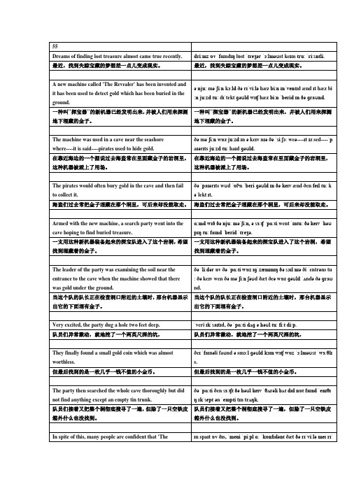 新概念英语第二册课文音标版55-60