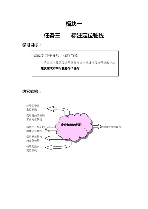 CAD轴线标注规定