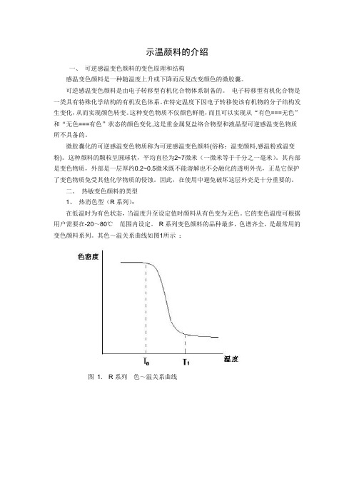 示温颜料的介绍)