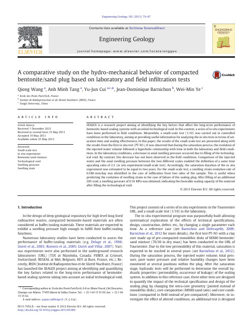 Acomparative study onthehydro-mechanical behavior of compacted