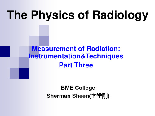 ThePhysicsofRadiology-chapter5-3 放射物理 英文版 教学课件