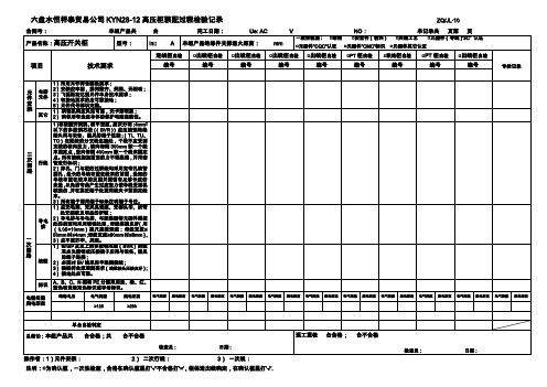 KYN28-12 检验报告