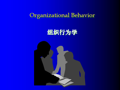 课件OrganizationalBehavior组织行为学