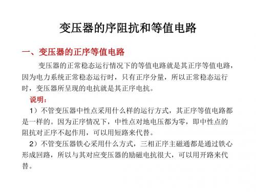 电力系统暂态分析2