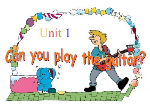 2014年春人教版七年级下册Unit 1 Can_you_play_the_guitar period 4