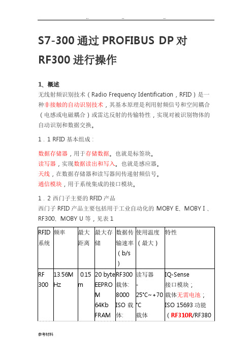 西门子RFID的使用详细讲解