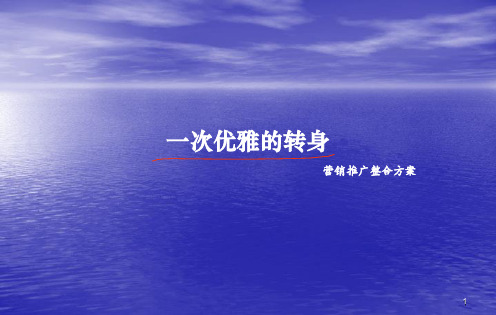 一次优雅的转身大平层豪宅营销推广ppt课件