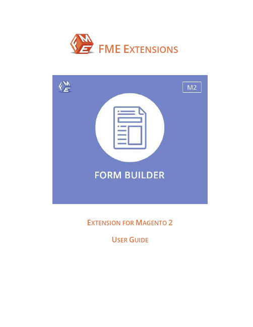 FME 扩展 Form Builder 2 用户指南说明书