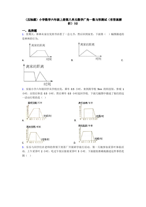 (压轴题)小学数学六年级上册第八单元数学广角—数与形测试(有答案解析)(4)