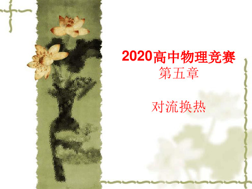 2020年高中物理竞赛传热学基础05边界层积分方程组的求解和比拟理论共26张 课件