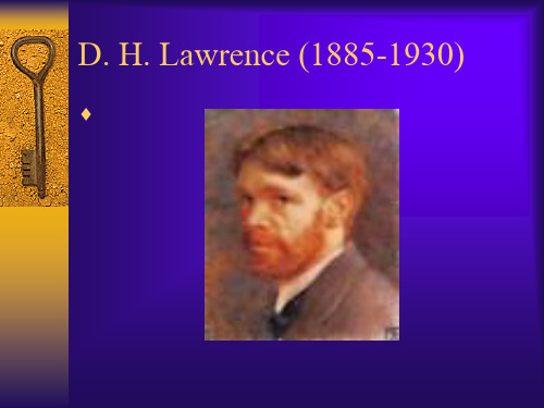 外国文学欣赏_D.H.Lawrence