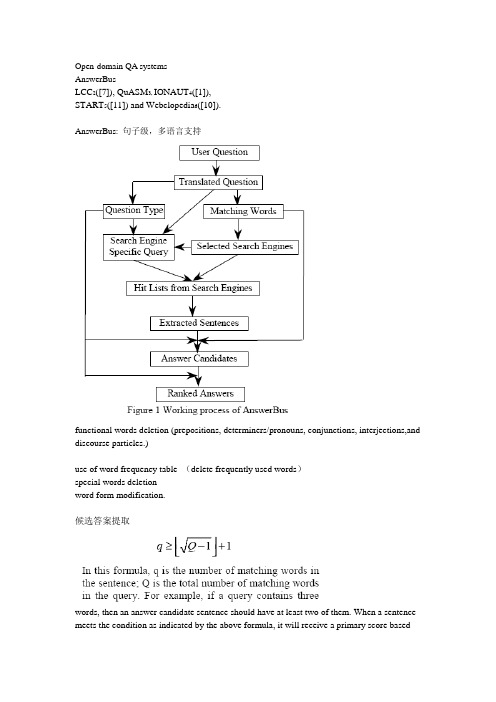 Open-domain QA systems