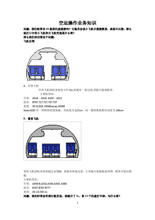 空运操作业务知识