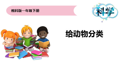 教科版一年级下册科学《给动物分类》PPT教学课件