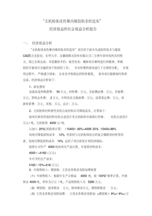 经济效益和社会效益分析报告.pdf