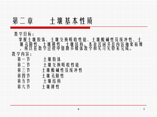 《土壤基本性质》PPT课件