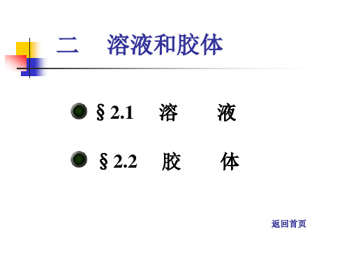 溶液和胶体(更新)