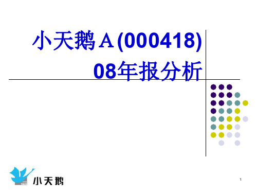 财务报表分析—以小天鹅为例