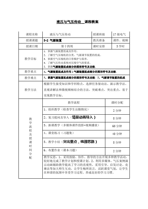 气源装置-教案