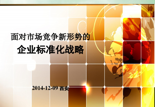 面对市场竞争新形势的企业标准化战略课件(PPT51页)