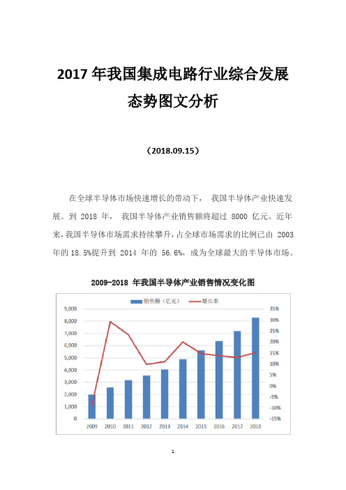 2017年我国集成电路行业综合发展态势图文分析