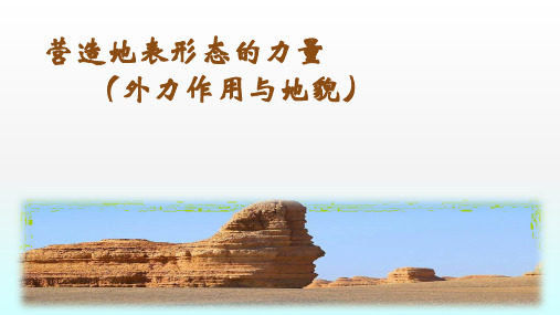 地表形态的塑造-优质ppt课件人教版
