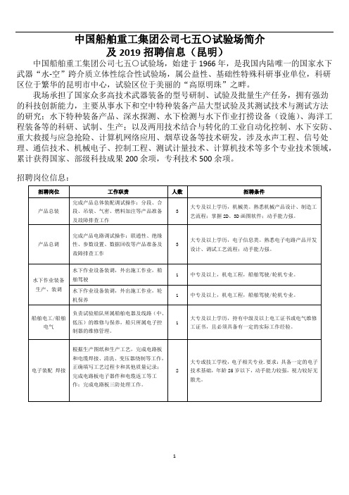 中国船舶重工集团公司七五试验场简介