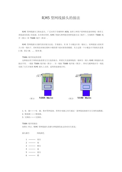 RJ45网线接法大全