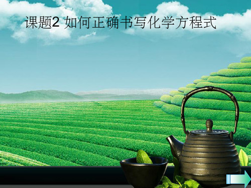 九年级化学上册 第五单元 化学方程式 课题2 如何正确书写化学方程式课堂导学课件 新人教版