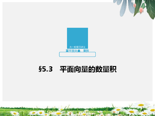 推荐-2020版高考数学新增分大一轮课件第五章 平面向量、复数 §5.3