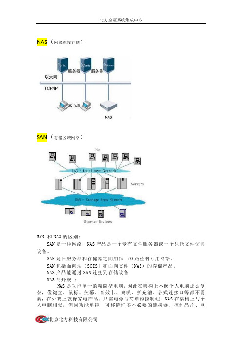 存储域网络(SAN)和网络附属存储(NAS)