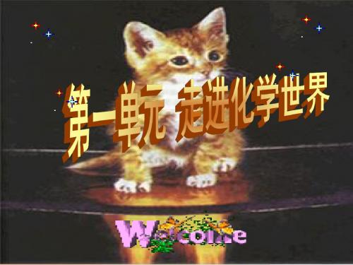 课题1课《物质的变化和性质》