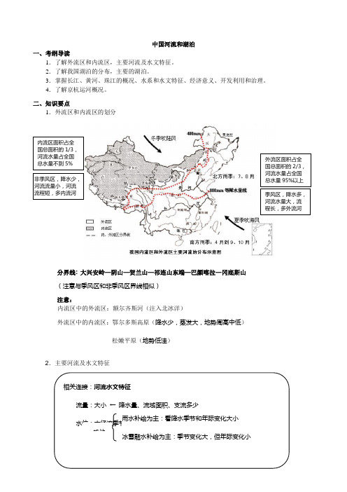 中国地理填图读图训练之四《中国河流和湖泊》